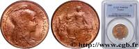 FRANCE 5 centimes Daniel-Dupuis III REPUBLIC 1901 (25mm, 5g, 6h) -