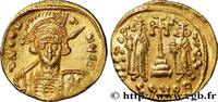THE HERACLIUS DYNASTY (602-717) Solidus CONSTANTINE IV, HERACLIUS and TIBERIUS Constantinople 674-681 (19mm, 4,45g, 6h) -