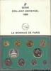 FRANCE Série Brillant Universel V REPUBLIC Paris 1989 (mm, g, h) -
