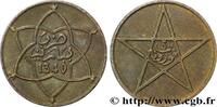 MOROCCO - FRENCH PROTECTORATE 5 Mazounas Moulay Yussef I an 1340 MOROCCO - FRENCH PROTECTORATE Paris 1921 (25mm, g, 12h) -