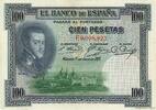 SPAIN 100 Pesetas SPAIN 100 Pesetas 1925 XF -