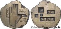 FRANCE Médaille, Au génie de Le Corbusier ARCHITECTURE ET ARCHITECTES n.d. (93mm, 571,26g, 12h) -