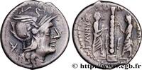 THE REPUBLIC (280 BC to 27 BC) Denier MINUTIA Rome 134 AC. (18mm, 3,90g, 6h) -