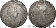 FRANCE Demi-écu aux huit L, 2e type LOUIS XIV THE SUN KING Paris 1704 (36,5mm, 13,22g, 6h) -