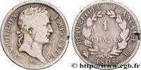FRANCE 1 franc Napoléon Ier tête laurée, République franç PREMIER EMPIRE / FIRST FRENCH EMPIRE Rouen 1808 (23,17mm, 4,83g, 6h) -
