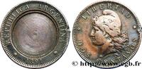 ARGENTINA 2 Centavos transformée en boite de forçat ARGENTINA n.d. (30mm, 6,71g, h) -