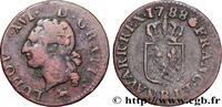 FRANCE Liard dit “à l'écu” LOUIS XVI Rouen 1788 (21mm, 2,99g, 6h) -