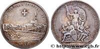 SWITZERLAND 5 Francs, monnaie de Tir, Fribourg SWITZERLAND 1881 (37mm, 24,85g, 6h) -