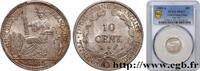 FRENCH INDOCHINA 10 Centièmes FRENCH INDOCHINA Paris 1885 (19mm, 2,72g, 6h) -