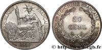 FRENCH INDOCHINA 50 Centièmes FRENCH INDOCHINA Paris 1936 (29mm, 13,54g, 6h) -