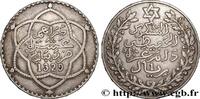 MOROCCO 10 Dirhams (1 Rial) Moulay Hafid I an 1329 MOROCCO Paris 1911 (37,5mm, 24,77g, 12h) -