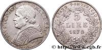 ITALY - PAPAL STATES - PIUS IX (Giovanni Maria Mas 5 Lire an XXIV ITALY - PAPAL STATES - PIUS IX (Giovanni Maria Mastai Ferretti) Rome 1870 (37mm, 25,00g, 6h) -