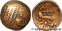FRANCE Quart de statère d’or au cheval retourné, série A GALLIA BELGICA - LEUCI (Area of Toul) IIe - Ier siècle avant J.-C. (14,5mm, 1,73g, 10h) -