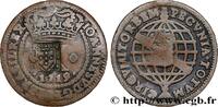 ANGOLA 20 Réis contremarqué sur une 10 reis au nom de Jea ANGOLA (1809) (31mm, 5,71g, 12h) -