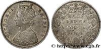 BRITISH INDIA 1/2 Roupie Victoria BRITISH INDIA Bombay 1888 (24,5mm, 5,84g, 12h) -