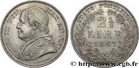 ITALY - PAPAL STATES - PIUS IX (Giovanni Maria Mas 2 1/2 Lire Pie IX an XXI ITALY - PAPAL STATES - PIUS IX (Giovanni Maria Mastai Ferretti) Rome 1867 (31mm, 12,48g, 6h) -
