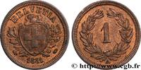 SWITZERLAND 1 Centime (Rappen) SWITZERLAND Paris 1851 (16mm, 1,50g, 12h) -