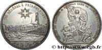 SWITZERLAND 5 Francs, monnaie de Tir, Fribourg SWITZERLAND 1881 (37mm, 25,00g, 6h) -
