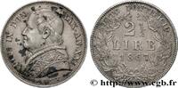 ITALY - PAPAL STATES - PIUS IX (Giovanni Maria Mas 2 1/2 Lire Pie IX an XXI ITALY - PAPAL STATES - PIUS IX (Giovanni Maria Mastai Ferretti) Rome 1867 (31mm, 12,56g, 6h) -