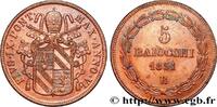 ITALY - PAPAL STATES - PIUS IX (Giovanni Maria Mas 5 Baiocchi an VI ITALY - PAPAL STATES - PIUS IX (Giovanni Maria Mastai Ferretti) Rome 1851 (40mm, 39,38g, 6h) -
