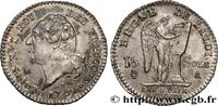 FRANCE 15 sols dit au génie, type FRANÇOIS LOUIS XVI Paris 1791 (23,5mm, 5,01g, 6h) -