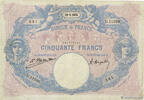 FRANCE 50 Francs BLEU ET ROSE FRANCE 50 Francs BLEU ET ROSE 1925 F+ -