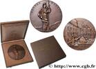 FRANCE Médaille, 4e centenaire du Lycée de Tournon ENSEIGNEMENT 1936 (80,5mm, 205,42g, 12h) -