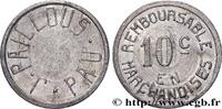 COMPANIES, INDUSTRIES AND MISCELLANEOUS TRADES 10 Centimes - J. Paillous COMPANIES, INDUSTRIES AND MISCELLANEOUS TRADES Pau n.d. (23mm, 1,08g, 6h) -