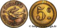 COMPANIES, INDUSTRIES AND MISCELLANEOUS TRADES 5 Centimes Louis Vie Hôtel COMPANIES, INDUSTRIES AND MISCELLANEOUS TRADES Servian 1916 (25mm, 3,90g, 12h) -