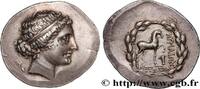 Hellenistic 2 (188 BC to 30 BC) Tétradrachme stéphanophore AIOLIS - CYME Éolide, Cymé c. 160 AC. (33mm, 16,55g, 12h) -