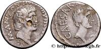 THE REPUBLIC (280 BC to 27 BC) Denier (monnaie fourrée) ANTONIUS and OCTAVIAN Éphèse c. 41 AC. (17,5mm, 2,48g, 2h) -