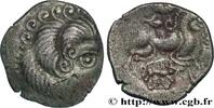 FRANCE Statère de billon, classe III au nez en epsilon CORIOSOLITÆ (Area of Corseul, Cotes d'Armor) Saint-Brieuc (22) c. 80-50 AC. (22mm, 6,30g, 9h) -