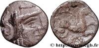 FRANCE Denier à la tête casquée à droite à la roue perlée GALLIA - AULERCI CENOMANI (Area of Le Mans) Le Mans (72) c. 80-50 AC. (12,5mm, 0,97g, 3h) -