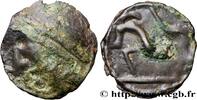FRANCE Potin à la grosse tête, au bandeau lisse GALLIA BELGICA - SEQUANI (Area of Besançon) Ier siècle avant J.-C. (20mm, 4,83g, 3h) -
