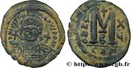 THE EMPIRE FROM ANASTASIUS TO MAURICE TIBERIUS (49 Follis JUSTINIAN I Constantinople 542-543 (35mm, 20,83g, 7h) -