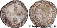FRANCE Quart d'écu de Navarre HENRY IV Saint-Palais 1606 (28,5mm, 9,57g, 11h) -
