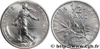 FRANCE 1/2 franc Semeuse V REPUBLIC Pessac 1980 (19,5mm, g, 6h) -
