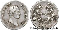 FRANCE Quart (de franc) Bonaparte Premier Consul CONSULATE Marseille 1804 (15,26mm, 1,23g, 6h) -