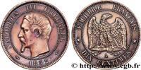 FRANCE Dix centimes Napoléon III, tête nue SECOND EMPIRE Paris 1852 (30mm, 9,92g, 6h) -