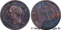 FRANCE Deux centimes Napoléon III, tête nue SECOND EMPIRE Lyon 1853 (20mm, 1,94g, 6h) -