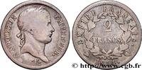 FRANCE 2 francs Napoléon Ier tête laurée, Empire français PREMIER EMPIRE / FIRST FRENCH EMPIRE Perpignan 1814 (27mm, 9,68g, 6h) -