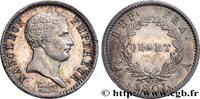 FRANCE Quart (de franc) Napoléon Empereur, tête de nègre PREMIER EMPIRE / FIRST FRENCH EMPIRE Paris 1807 (15mm, 1,24g, 5h) -