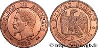 FRANCE Deux centimes Napoléon III, tête nue SECOND EMPIRE Lyon 1855 (20mm, 2,06g, 6h) -