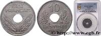 FRANCE 10 centimes État français, grand module FRENCH STATE 1942 (21mm, 2,5g, 6h) -