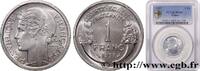 FRANCE 1 franc Morlon, légère IV REPUBLIC 1957 (23mm, 1,30g, 6h) -