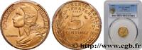 FRANCE Essai de 5 centimes Marianne V REPUBLIC Paris 1966 (17mm, 2g, 6h) -