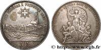 SWITZERLAND 5 Francs, monnaie de Tir, Fribourg SWITZERLAND 1881 (37mm, 24,96g, 6h) -