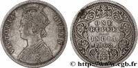 BRITISH INDIA 1 Roupie Victoria BRITISH INDIA Calcutta 1862 (30,72mm, 11,47g, 12h) -