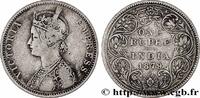 BRITISH INDIA 1 Roupie Victoria BRITISH INDIA Bombay 1879 (30,5mm, 11,37g, 12h) -