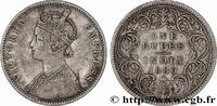 BRITISH INDIA 1 Roupie Victoria BRITISH INDIA Bombay 1880 (30,5mm, 11,47g, 12h) -